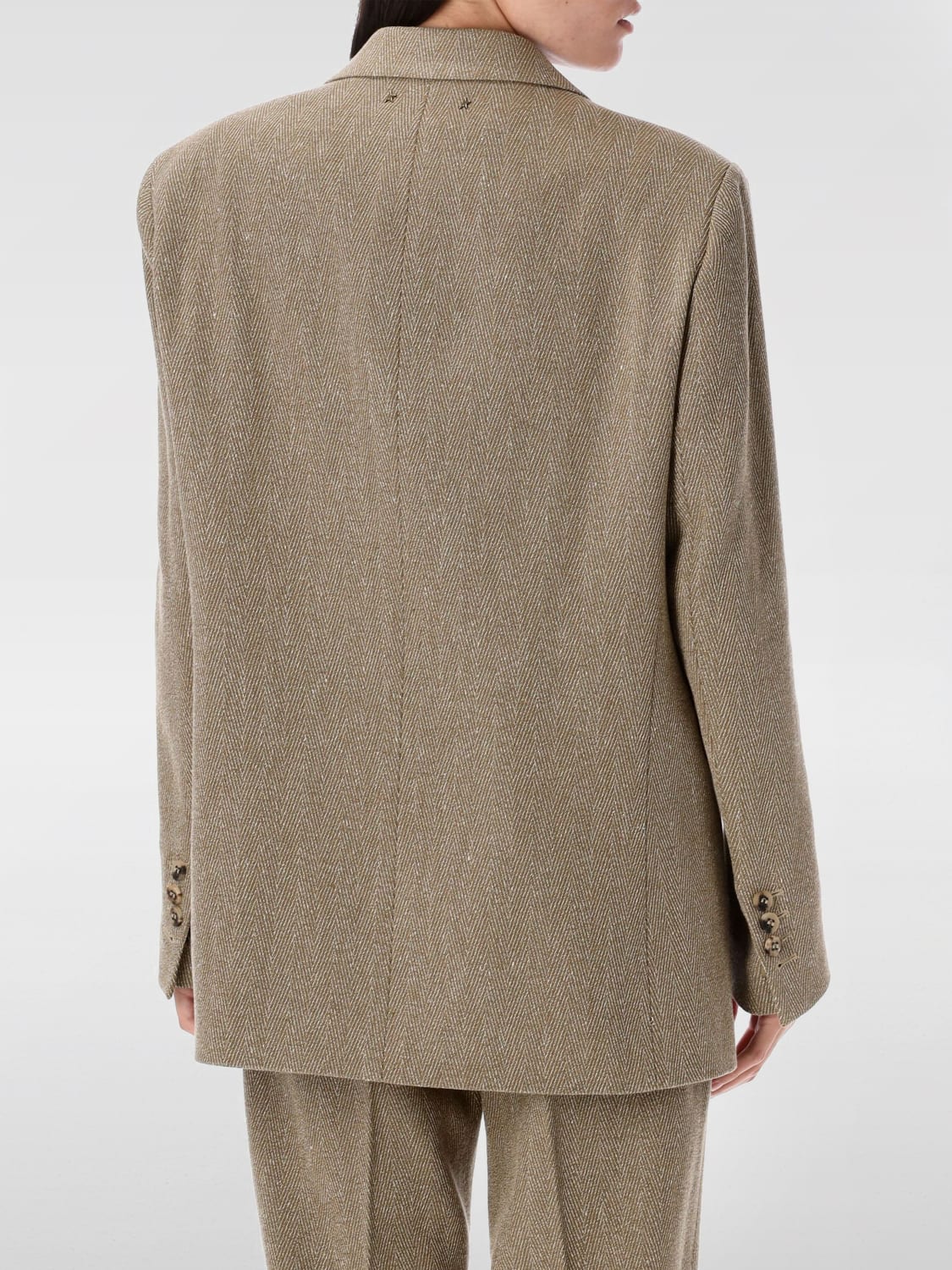 GOLDEN GOOSE JACKET: Blazer woman Golden Goose, Beige - Img 2