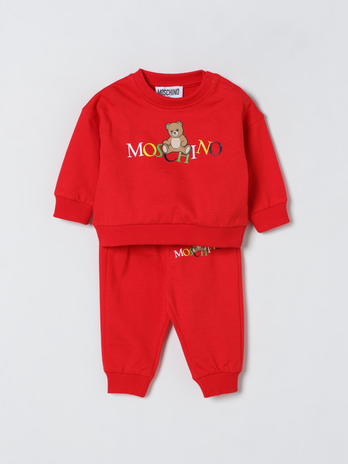 MOSCHINO JUMPSUIT: Tracksuits kids Moschino, Red - Img 1