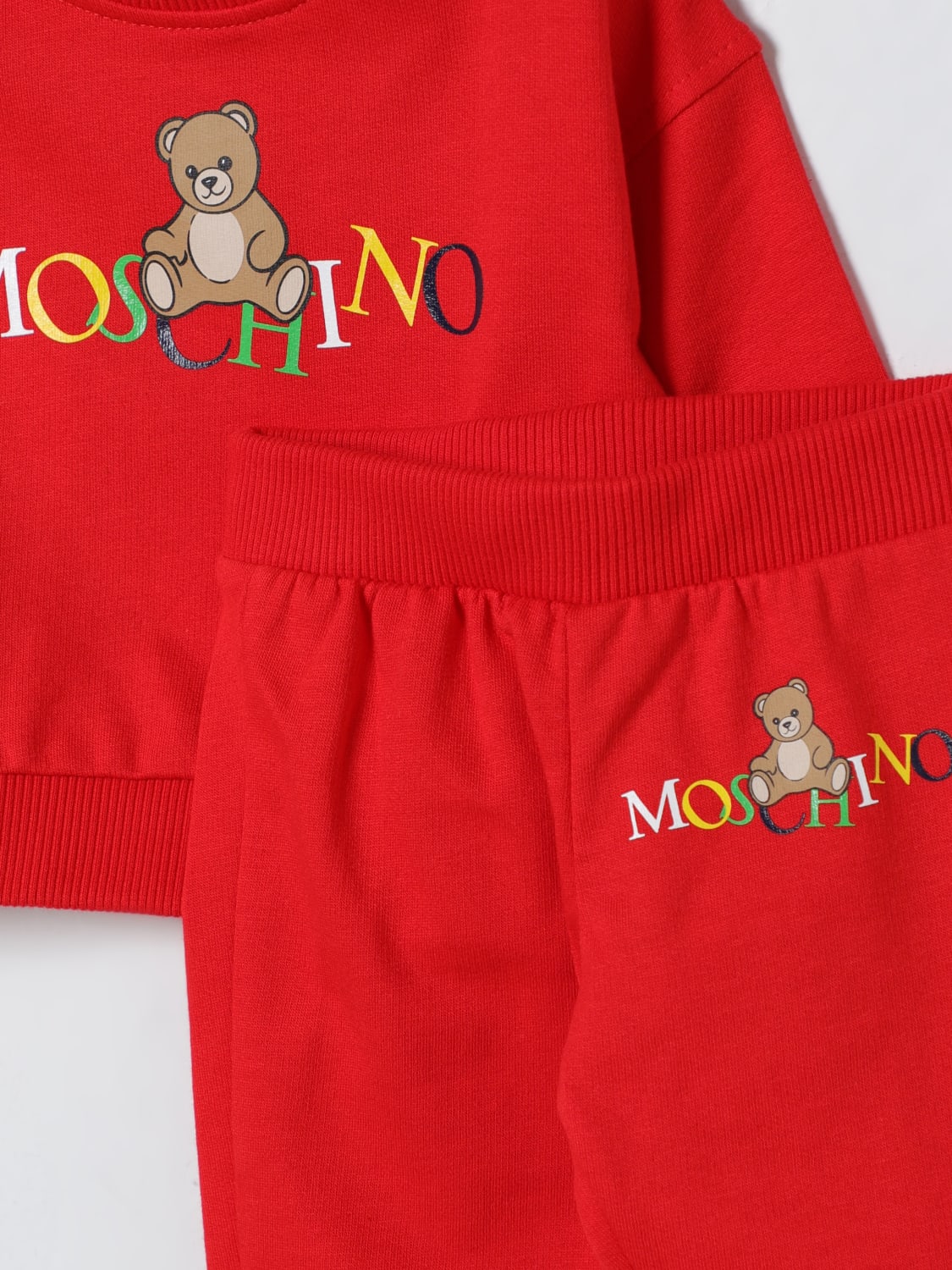 MOSCHINO JUMPSUIT: Tracksuits kids Moschino, Red - Img 3