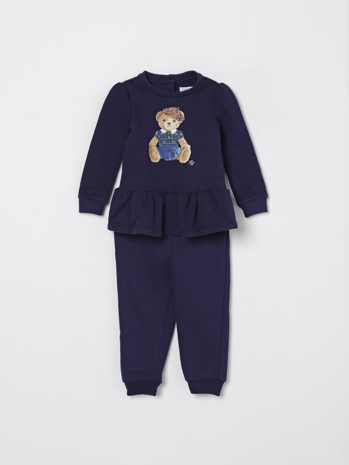 POLO RALPH LAUREN JUMPSUIT: Jumpsuit kids Polo Ralph Lauren, Blue - Img 1