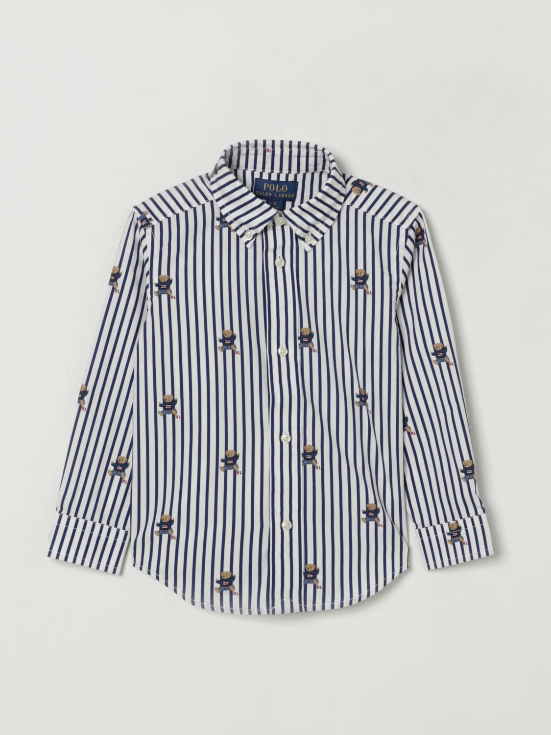 POLO RALPH LAUREN HEMD: Hemd kinder Polo Ralph Lauren, Rot - Img 1