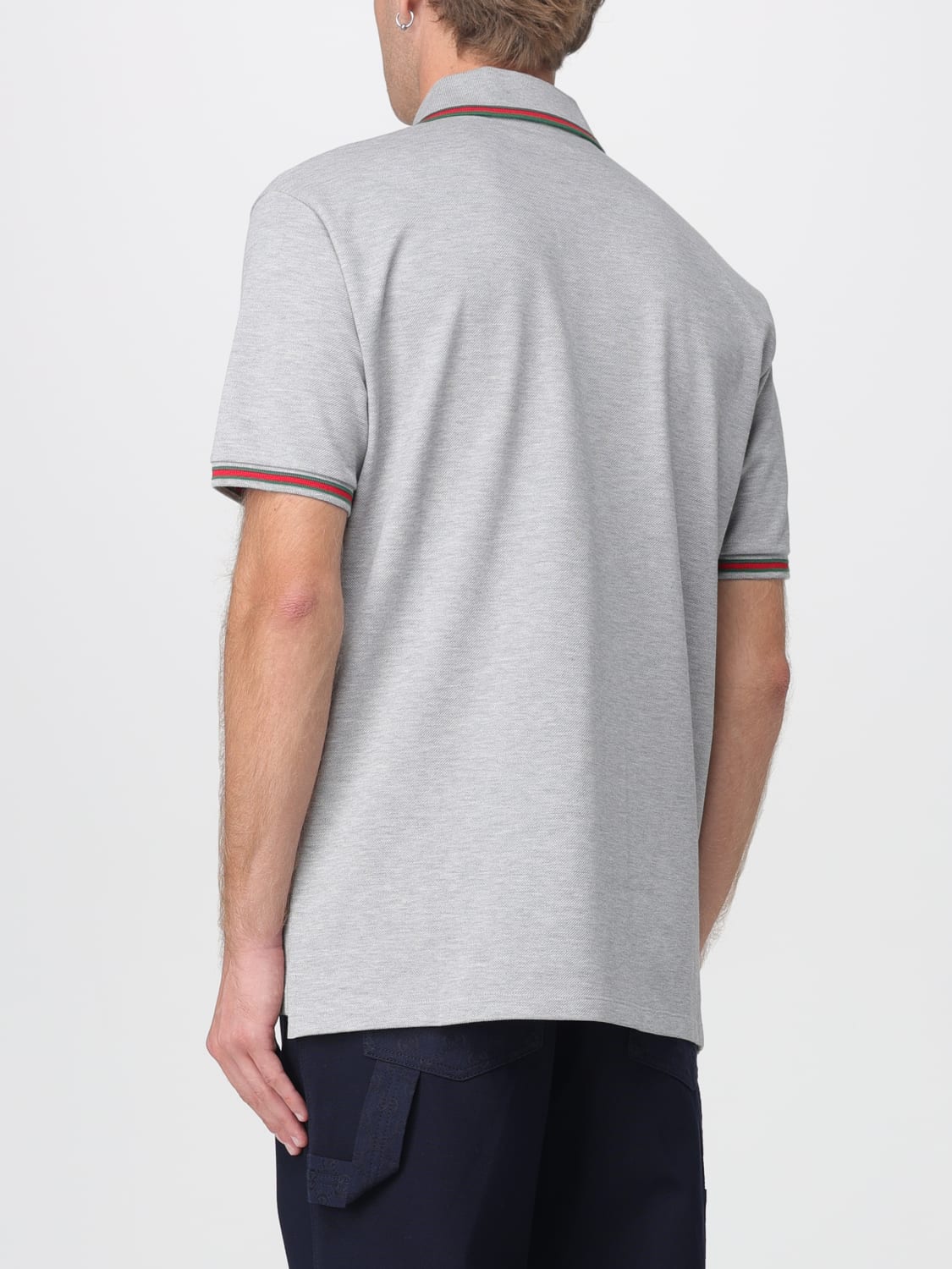 GUCCI POLO: Polo hombre Gucci, Gris - Img 3