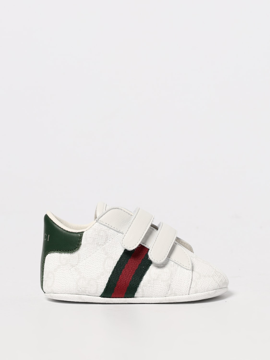 GUCCI SNEAKERS: Shoes kids Gucci, White - Img 1