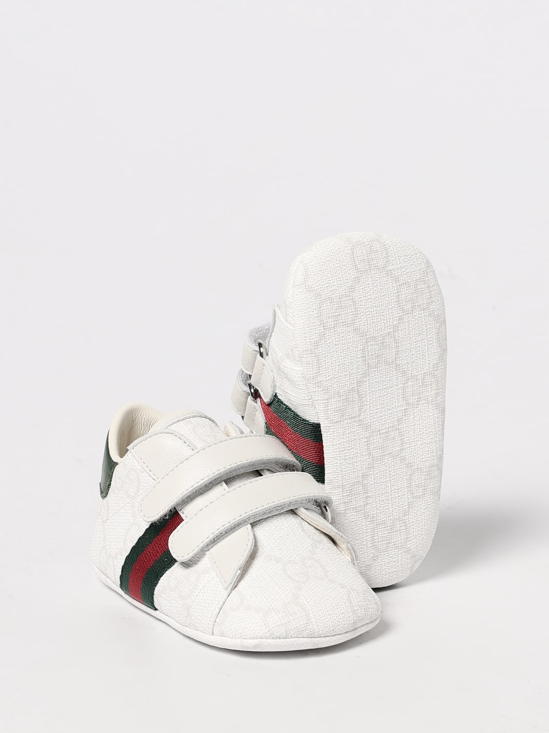 GUCCI SNEAKERS: Shoes kids Gucci, White - Img 2