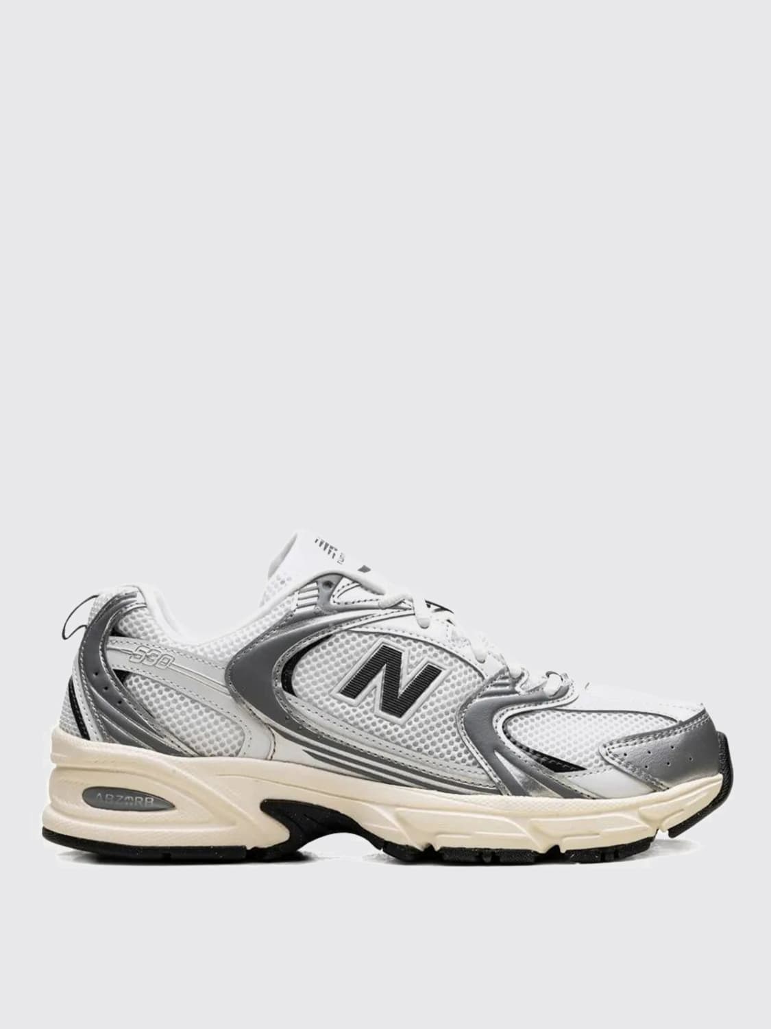 NEW BALANCE SNEAKERS: Shoes men New Balance, Silver - Img 1