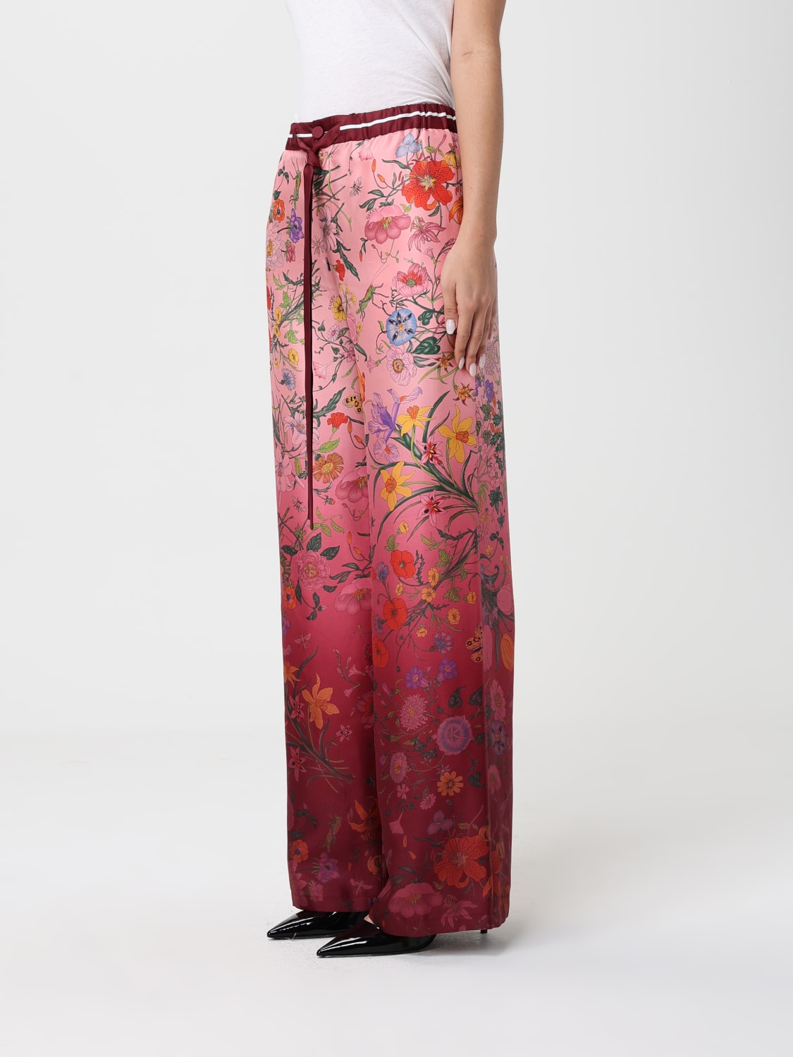 GUCCI PANTS: Pants woman Gucci, Pink - Img 4