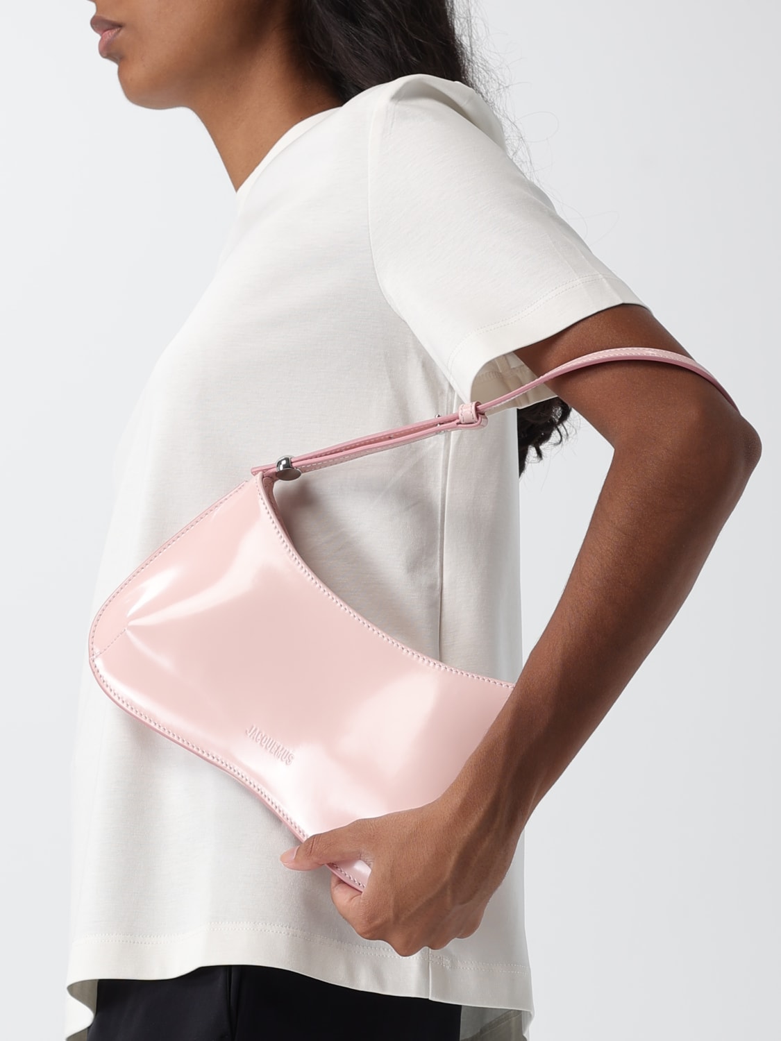 JACQUEMUS BOLSO DE HOMBRO: Bolso de hombro mujer Jacquemus, Rosa - Img 2