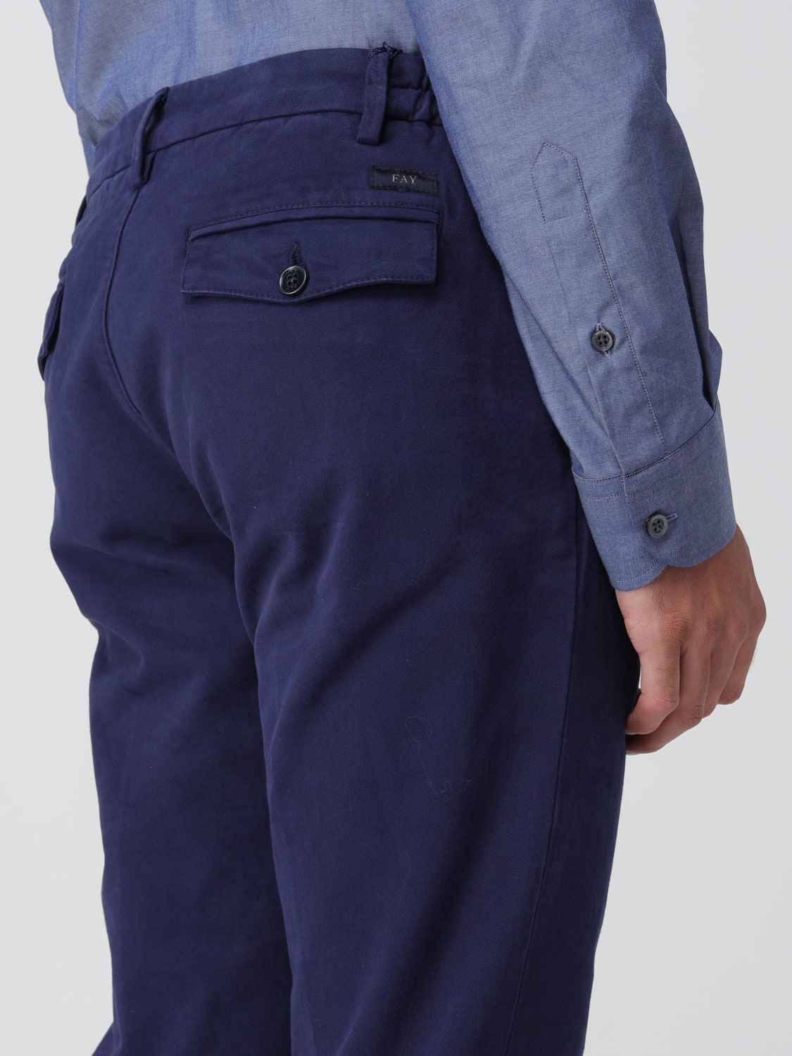 FAY HOSE: Hose herren Fay, Blau - Img 3