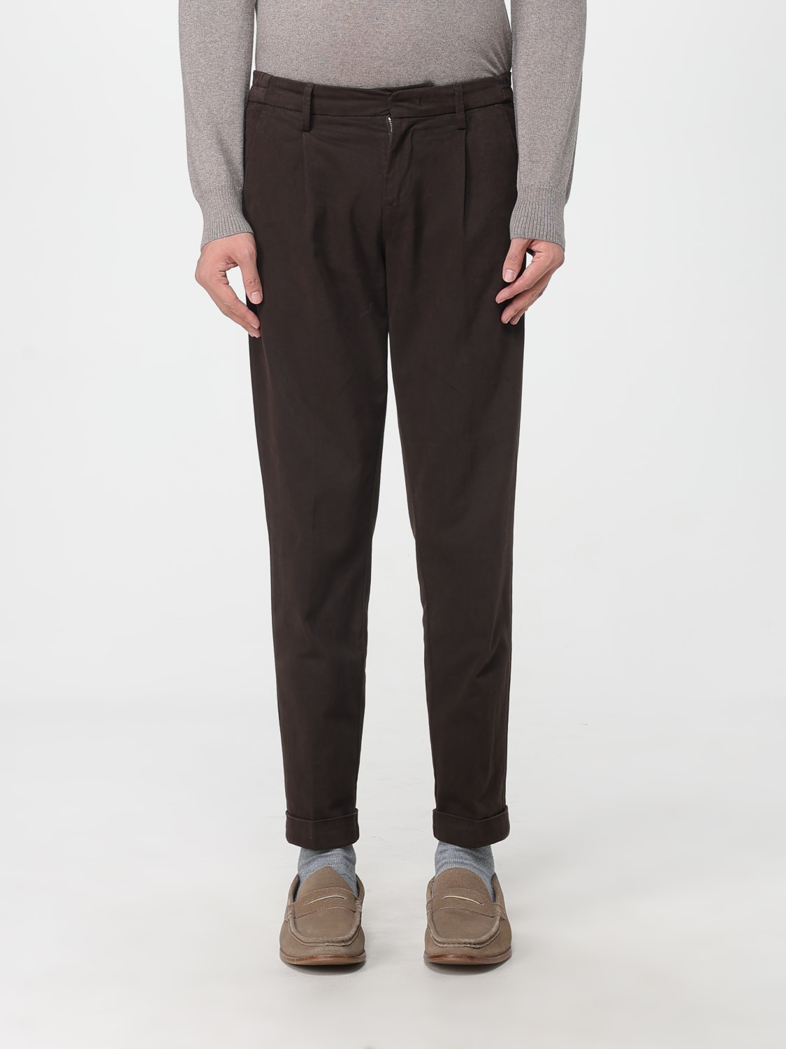 FAY HOSE: Hose herren Fay, Braun - Img 1