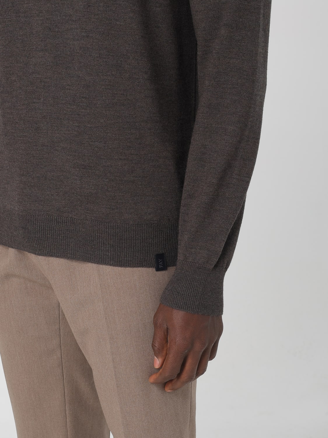 FAY JERSEY: Sudadera hombre Fay, Café - Img 3