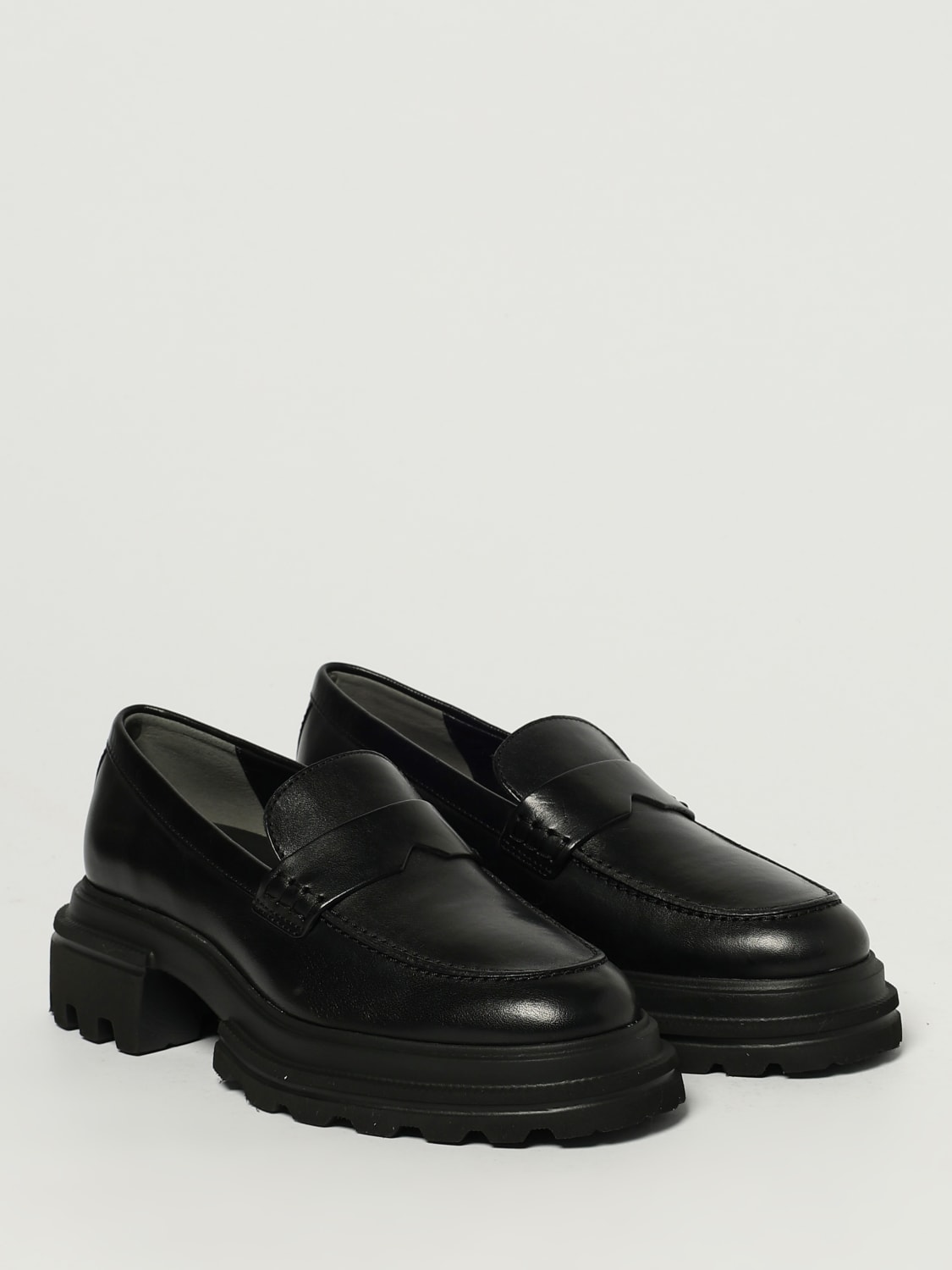 HOGAN LOAFER: Loafers woman Hogan, Black - Img 2