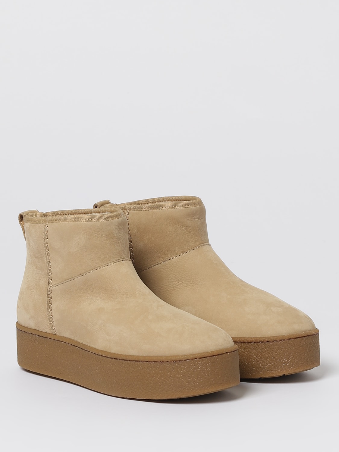 HOGAN ブーツ: フラットショートブーツ レディース Hogan, ホワイト - Img 2