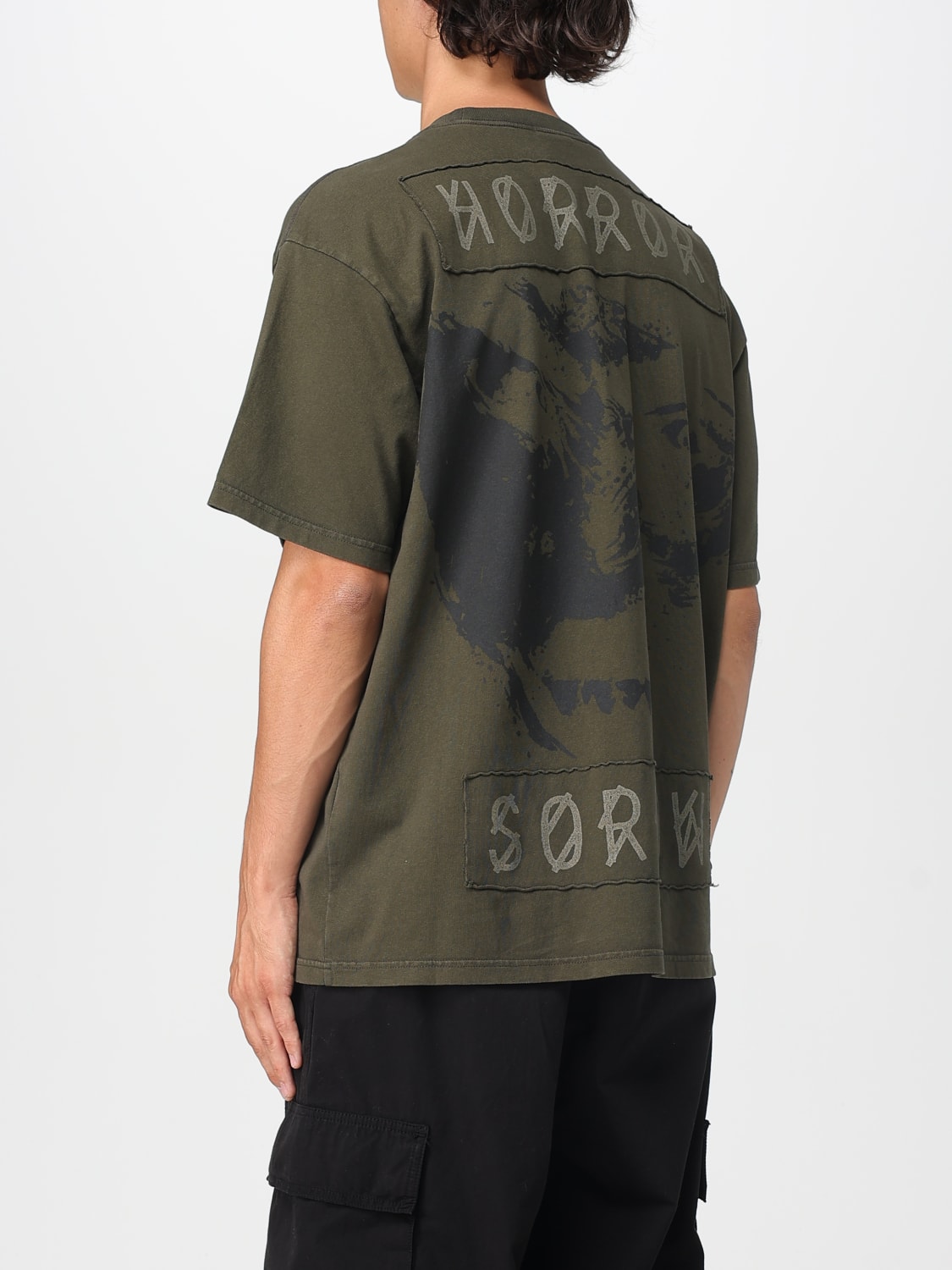 44 LABEL GROUP T-SHIRT: T-shirt men 44 Label Group, Green - Img 2