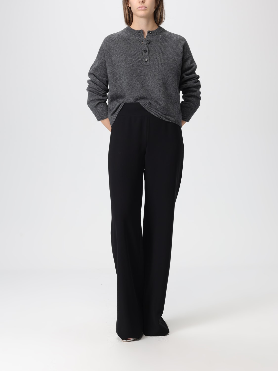 'S MAX MARA SWEATER: Sweater woman 's Max Mara, Grey - Img 2