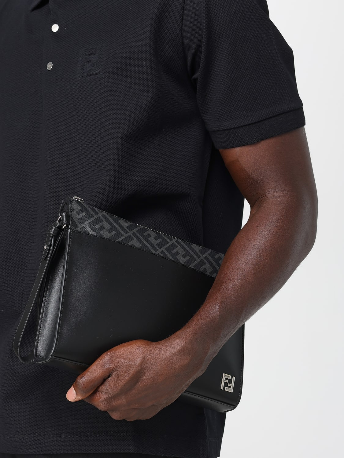 FENDI MALETÍN: Bolsos hombre Fendi, Negro - Img 2