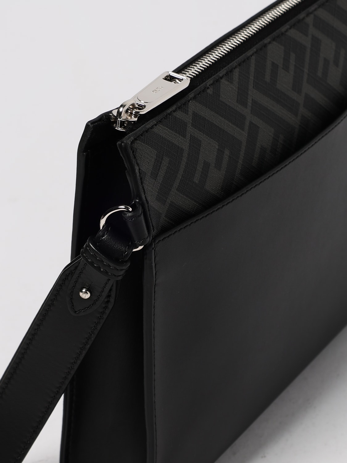 FENDI MALETÍN: Bolsos hombre Fendi, Negro - Img 4