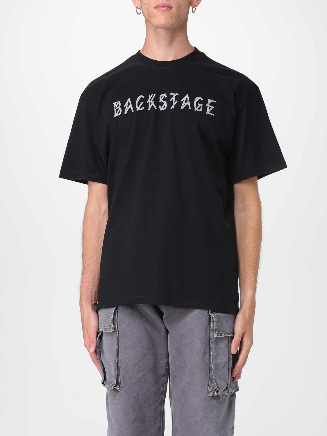 44 LABEL GROUP T-SHIRT: T-shirt homme 44 Label Group, Noir - Img 1