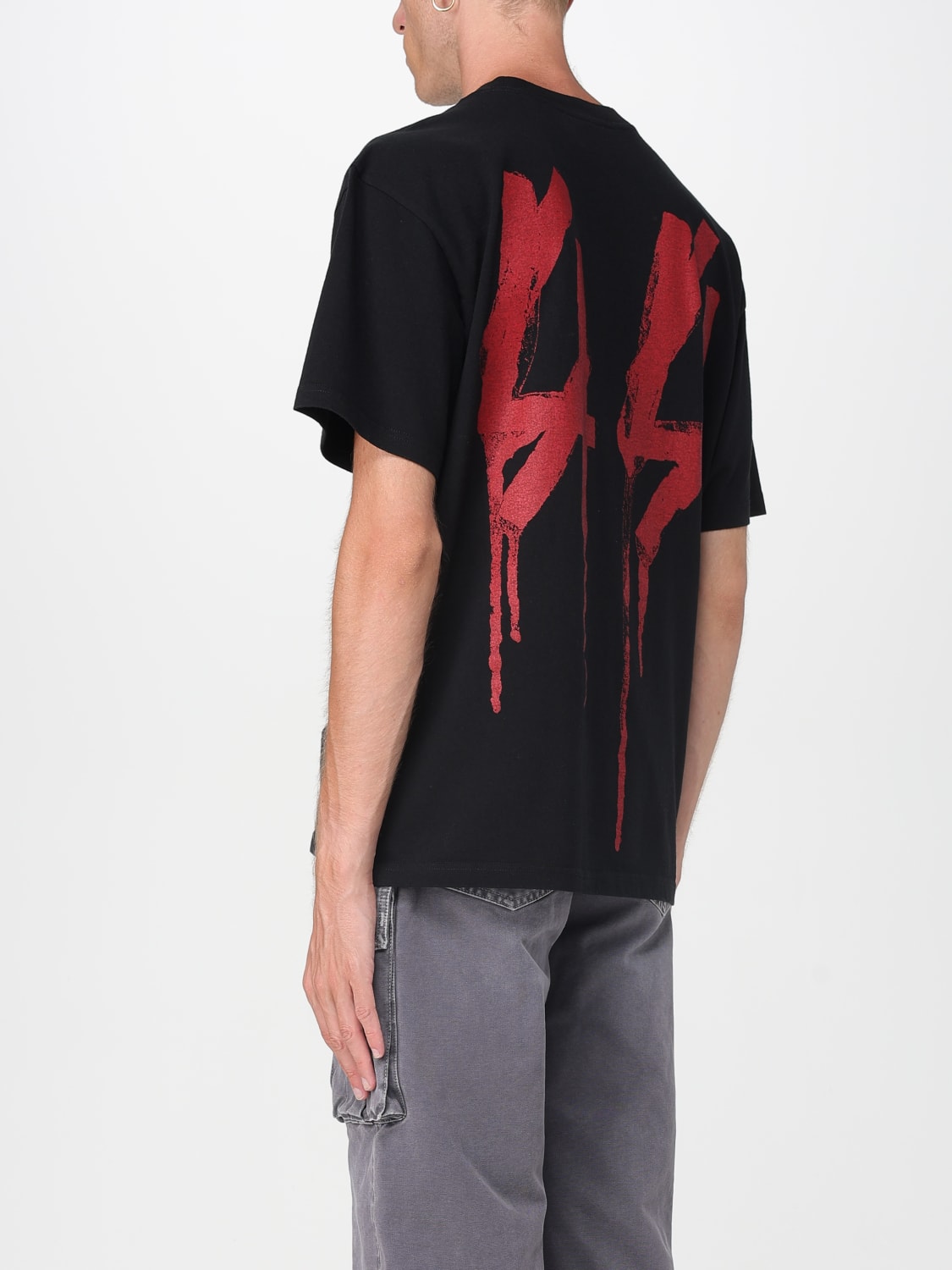 44 LABEL GROUP T-SHIRT: T-shirt men 44 Label Group, Black - Img 2