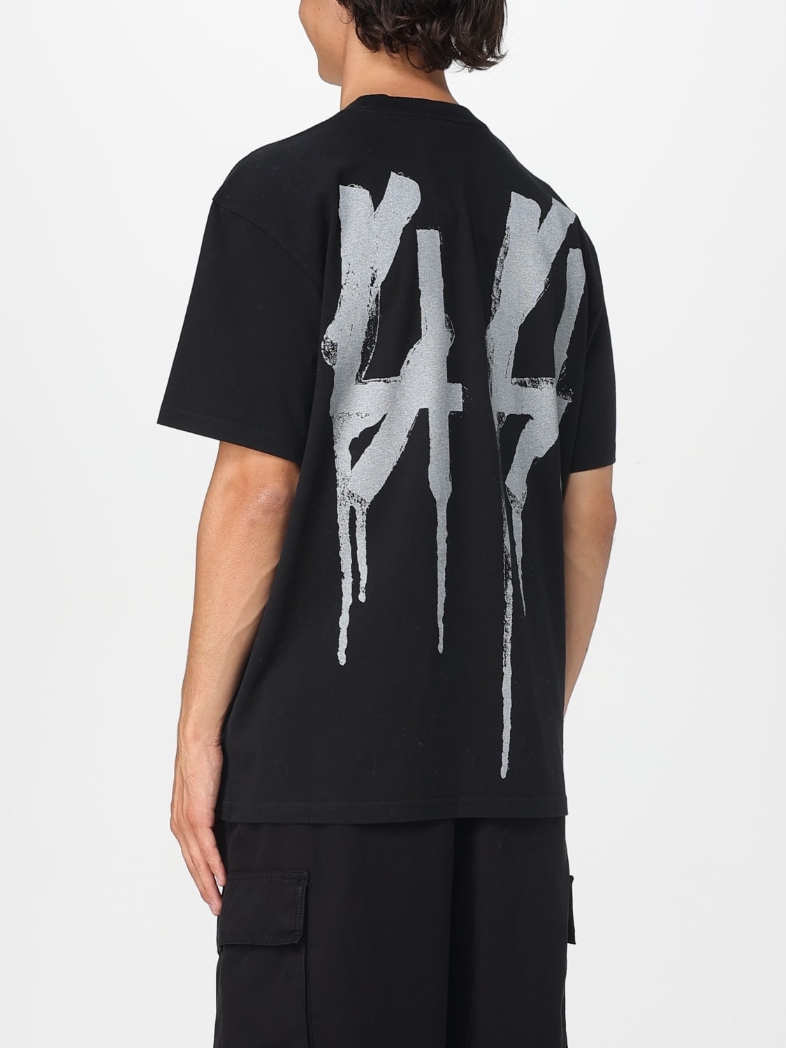 44 LABEL GROUP T-SHIRT: T-shirt men 44 Label Group, Black - Img 2
