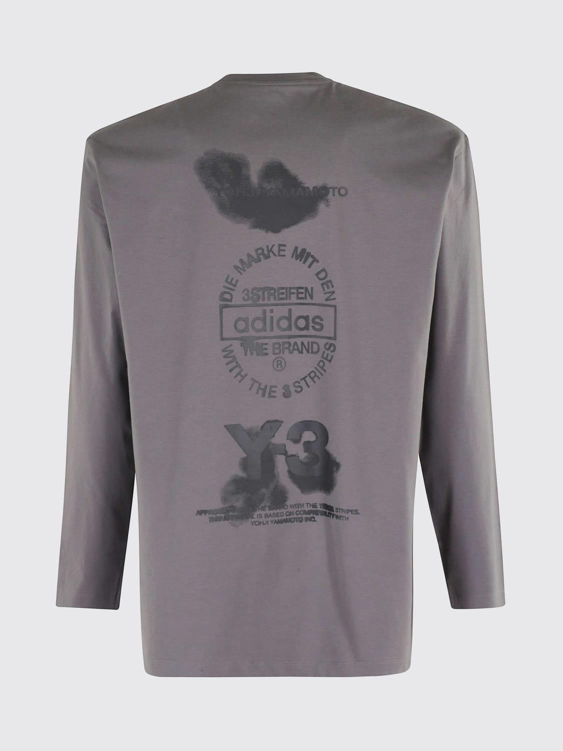 Y-3 T-SHIRT: Sweater men Y-3, Grey - Img 2