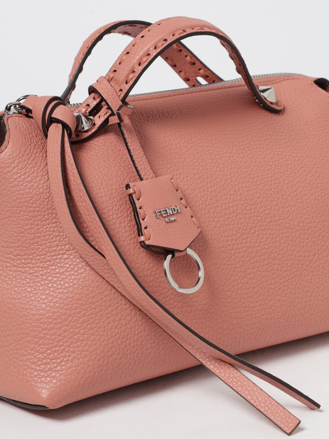 FENDI BORSA A MANO: Borsa by The Way Soft Selleria Medium Fendi in Cuoio Romano , Rosa - Img 4