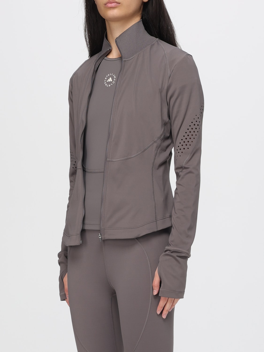 ADIDAS BY STELLA MCCARTNEY SUDADERA: Sudadera mujer Adidas by Stella McCartney, Cacao - Img 4