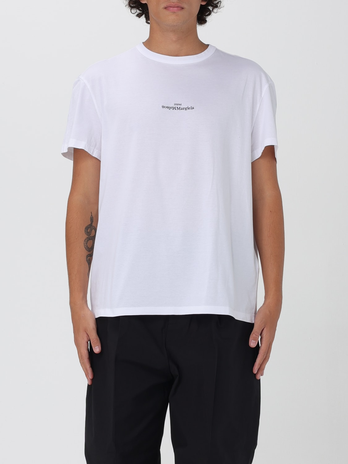 MAISON MARGIELA T-SHIRT: T-shirt men Maison Margiela, White - Img 1