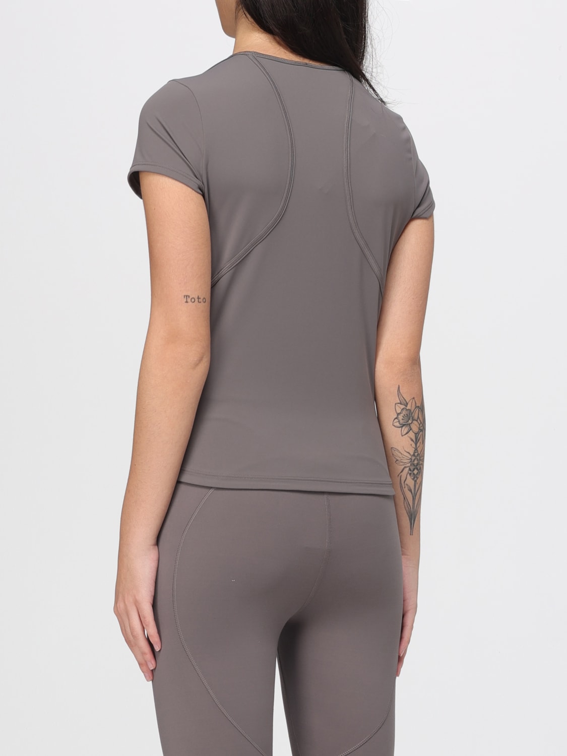 ADIDAS BY STELLA MCCARTNEY T-SHIRT: T-shirt damen Adidas by Stella McCartney, Kakao - Img 3