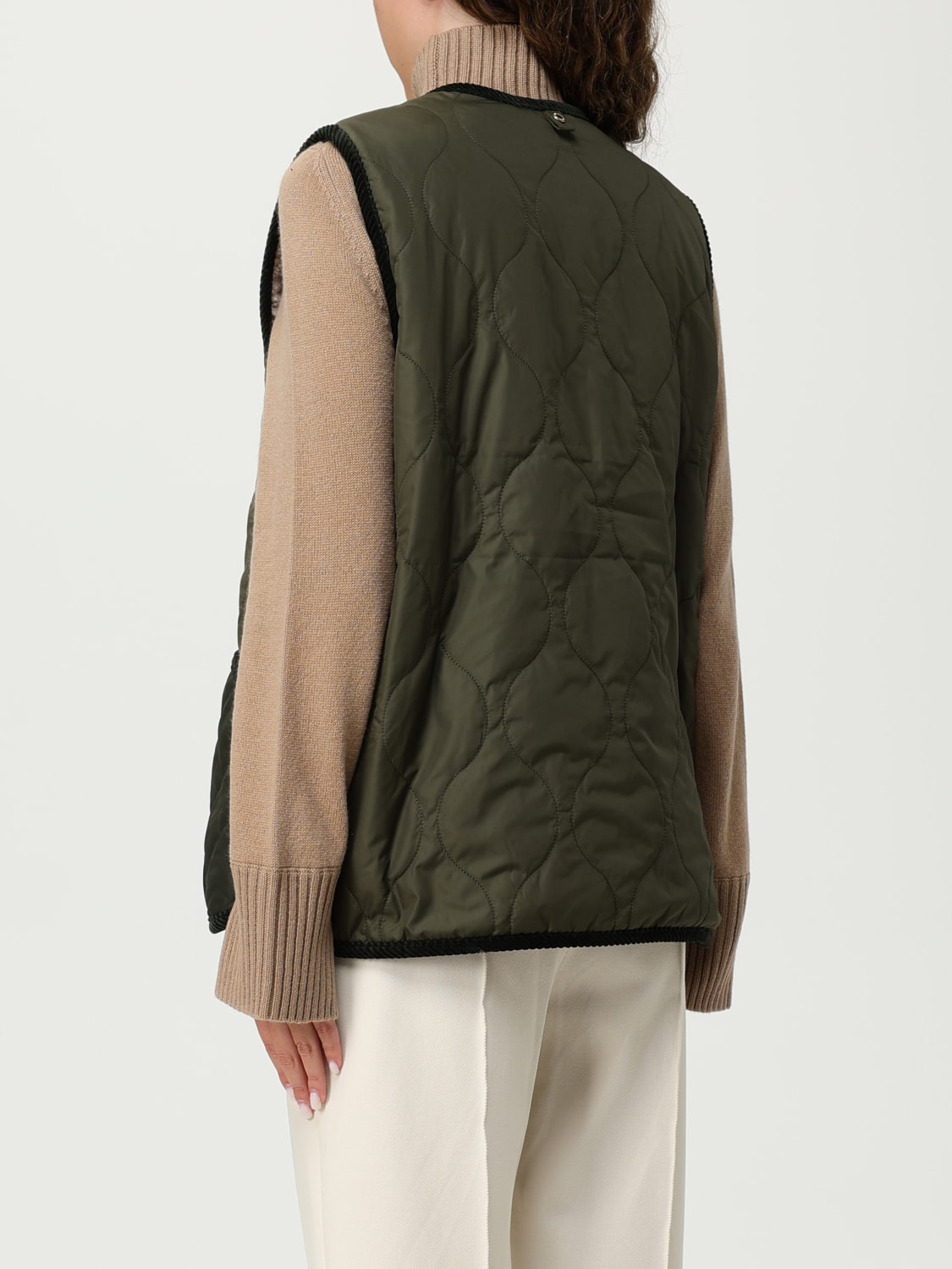 BARBOUR CHALECO: Jersey mujer Barbour, Verde - Img 2