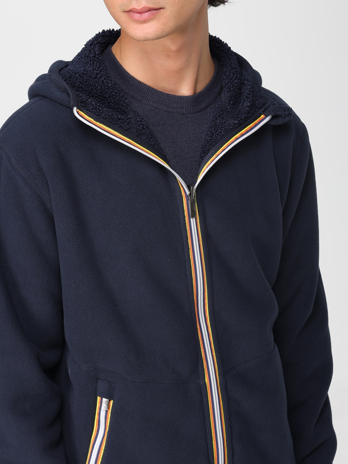 K-WAY CHAQUETA: Americana hombre K-way, Azul Oscuro - Img 4