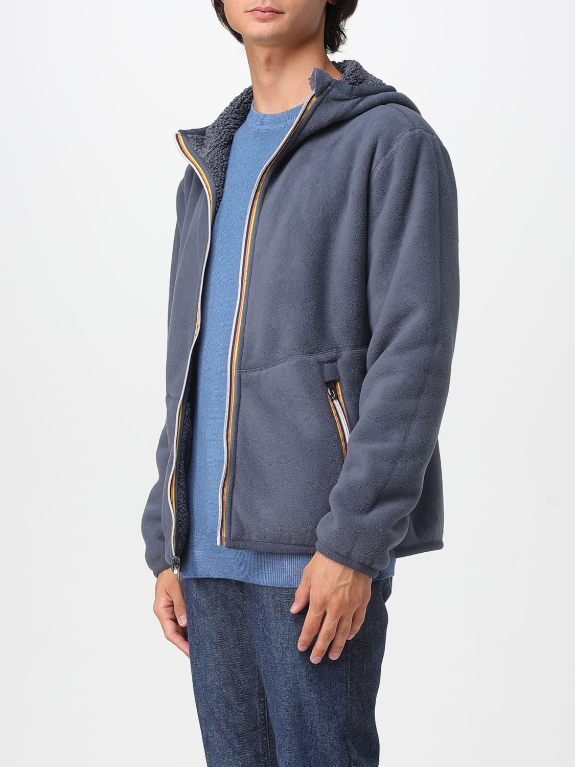 K-WAY JACKET: Blazer men K-way, Navy - Img 3