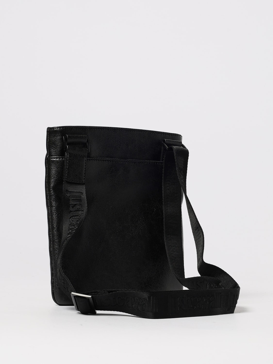 JUST CAVALLI BORSA A TRACOLLA: Borsello a tracolla in pelle sintetica Just Cavalli, Nero - Img 2