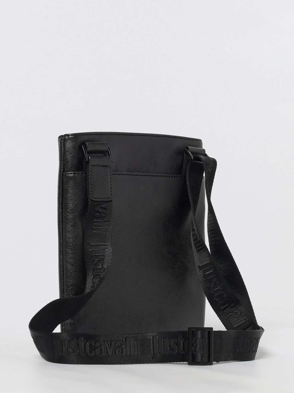 JUST CAVALLI BORSA A TRACOLLA: Borsello a tracolla in pelle sintetica Just Cavalli, Marrone - Img 2