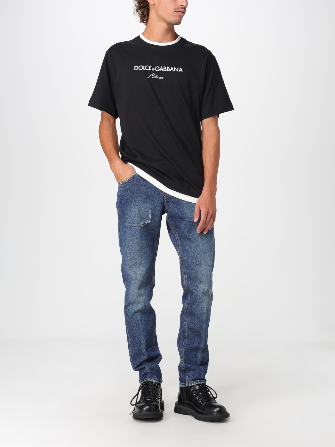 DOLCE & GABBANA T-SHIRT: T-shirt men Dolce & Gabbana, Black - Img 2