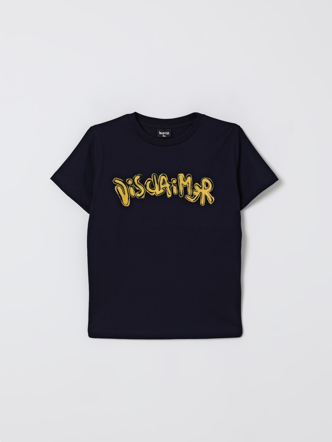 DISCLAIMER T-SHIRT: T-shirt kinder Disclaimer, Blau - Img 1