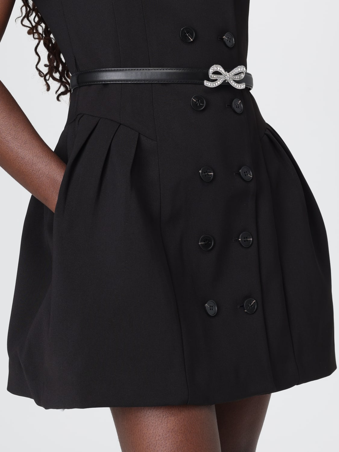 SELF-PORTRAIT KLEID: Kleider damen Self-portrait, Schwarz - Img 4