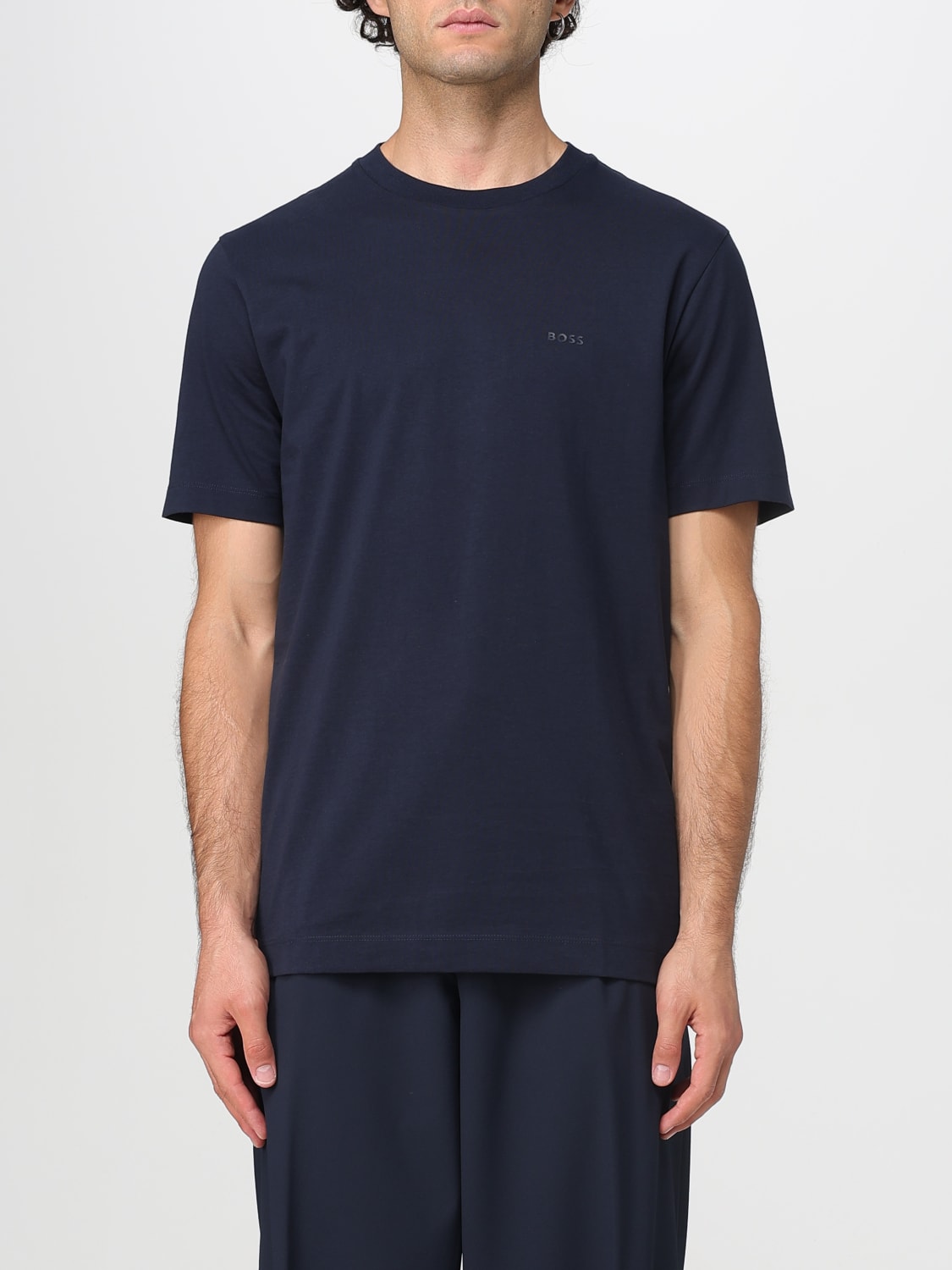 BOSS T-SHIRT: T-shirt men Boss, Blue - Img 1