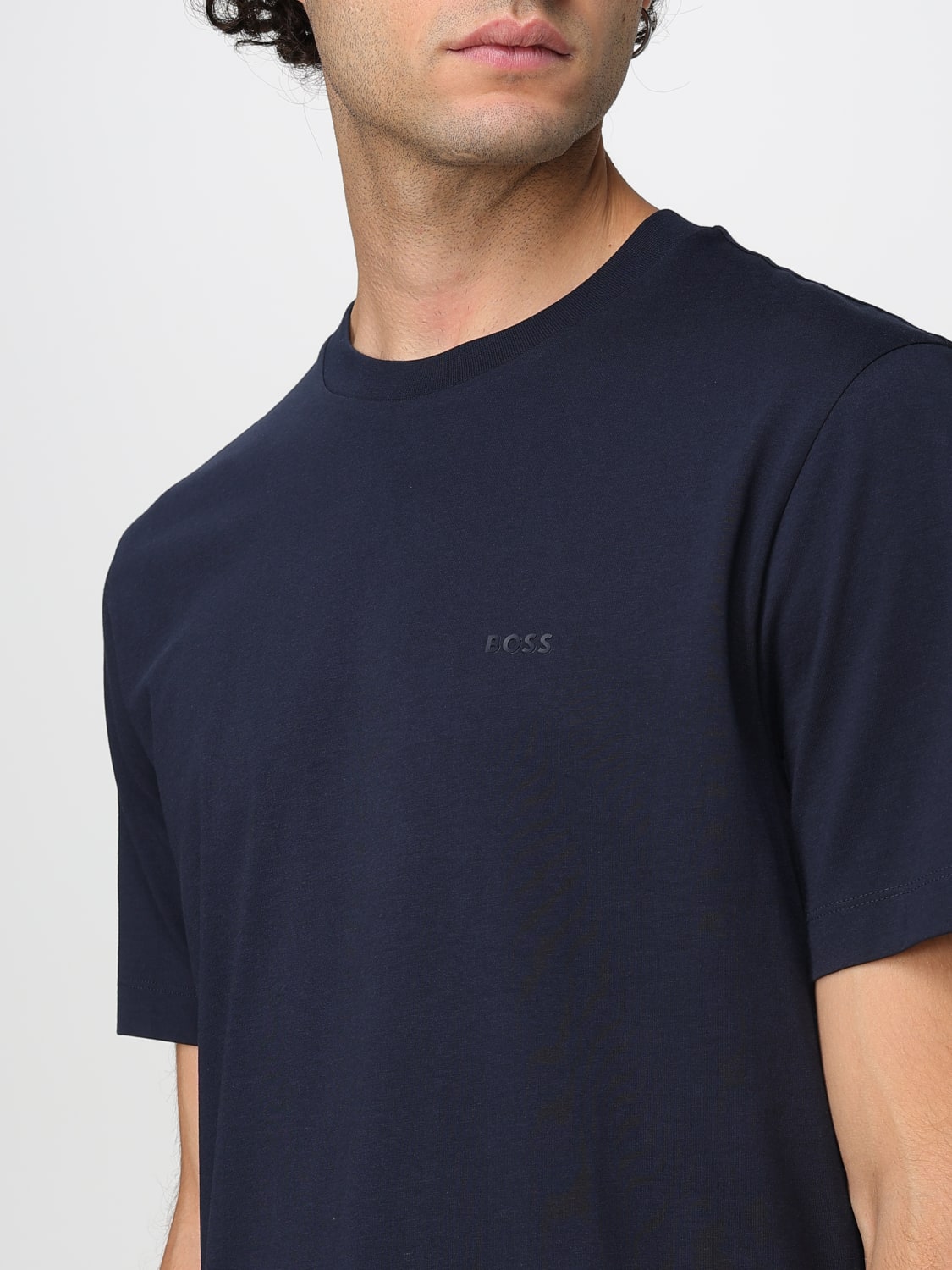 BOSS T-SHIRT: T-shirt men Boss, Blue - Img 3