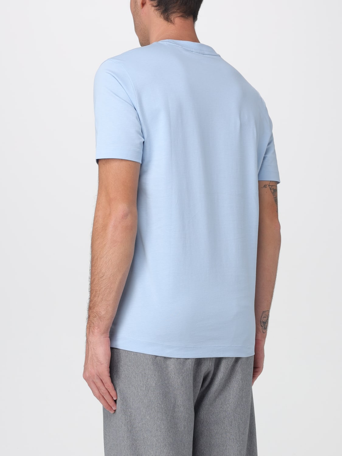 BOSS T-SHIRT: T-shirt men Boss, Blue 1 - Img 2