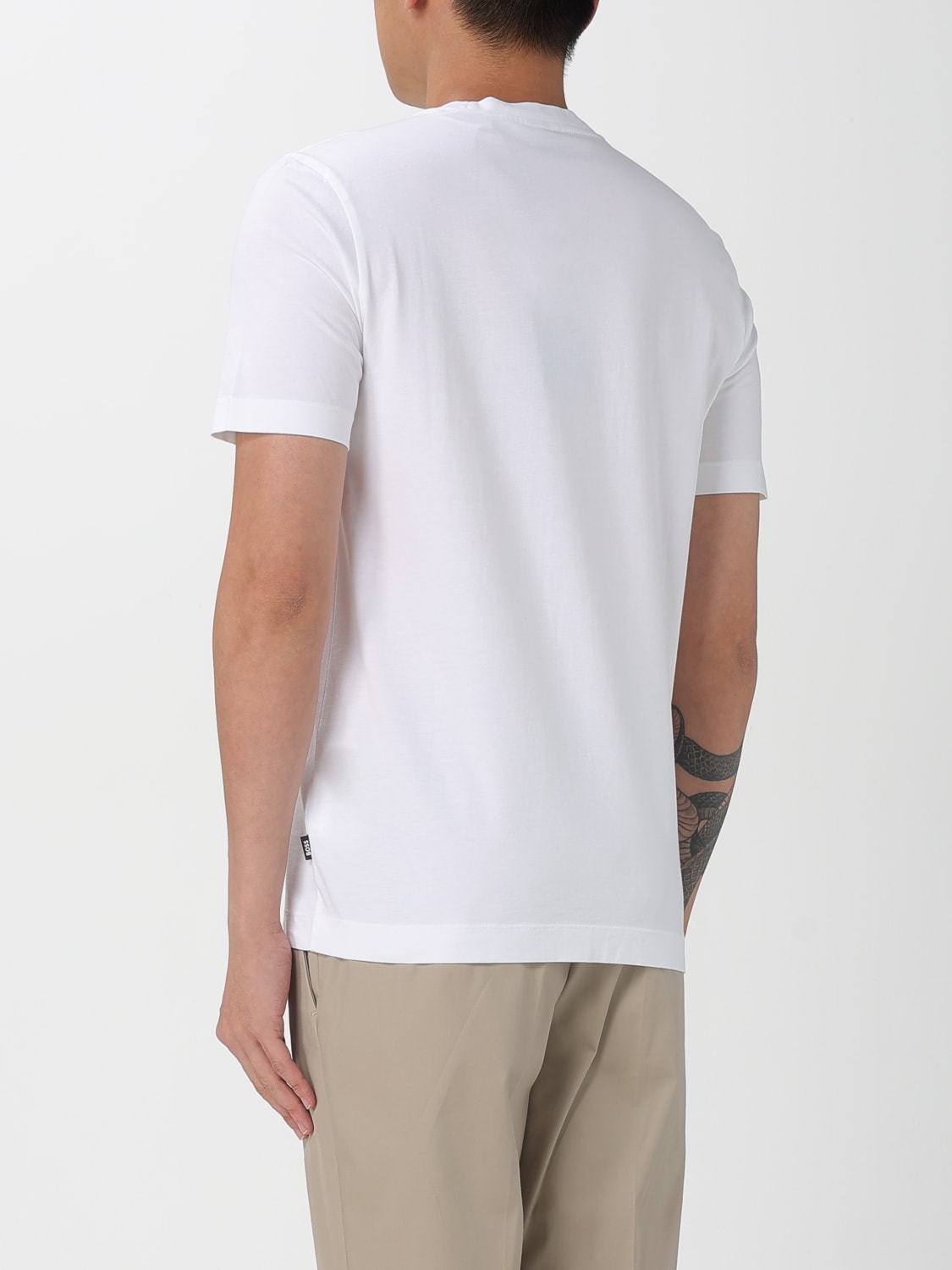 BOSS T-SHIRT: T-shirt men Boss, White 1 - Img 2