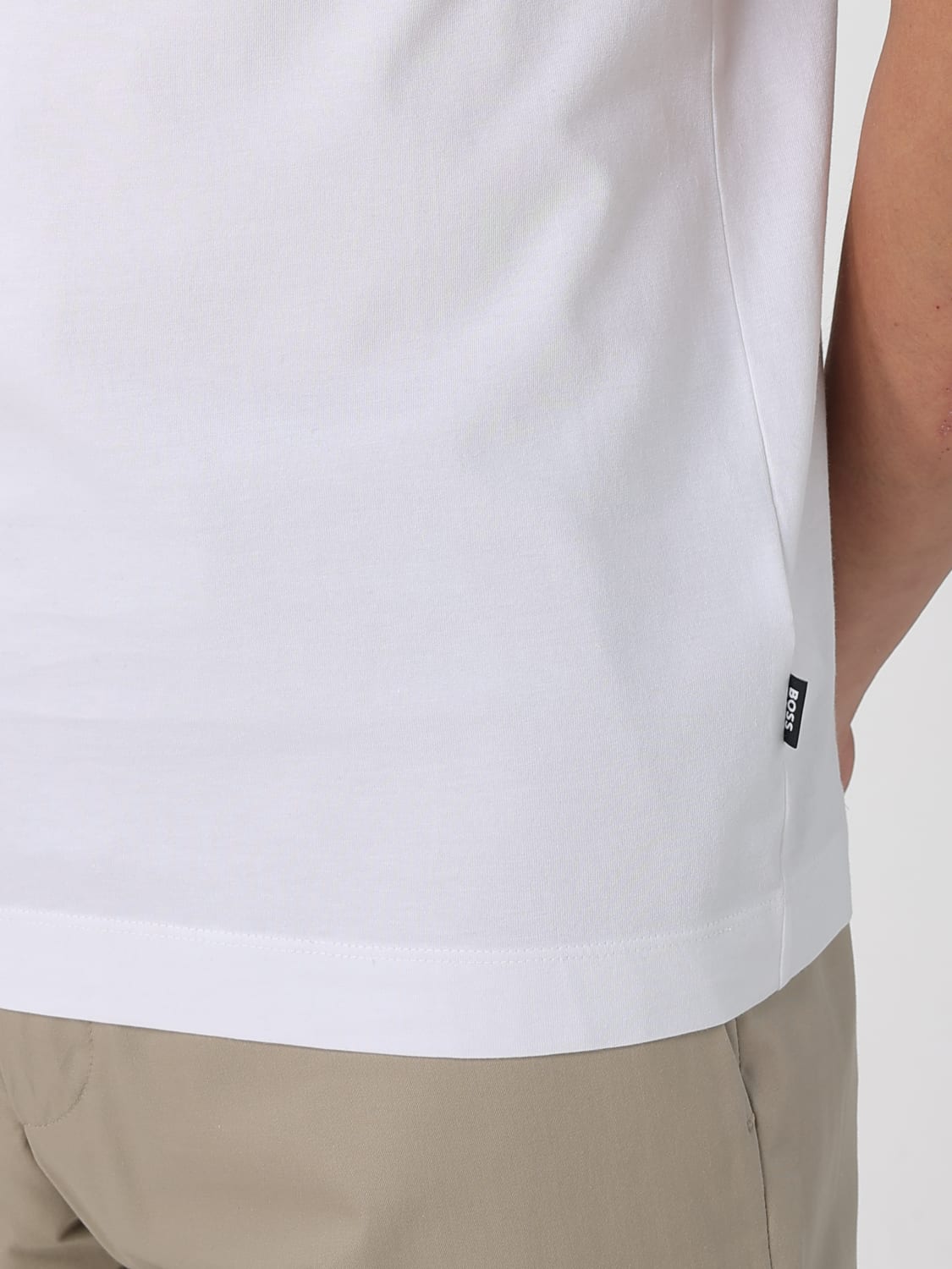 BOSS T-SHIRT: T-shirt men Boss, White 1 - Img 3