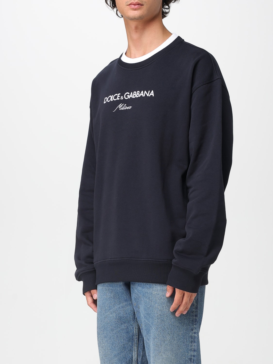 DOLCE & GABBANA SWEATSHIRT: Sweatshirt men Dolce & Gabbana, Blue - Img 4