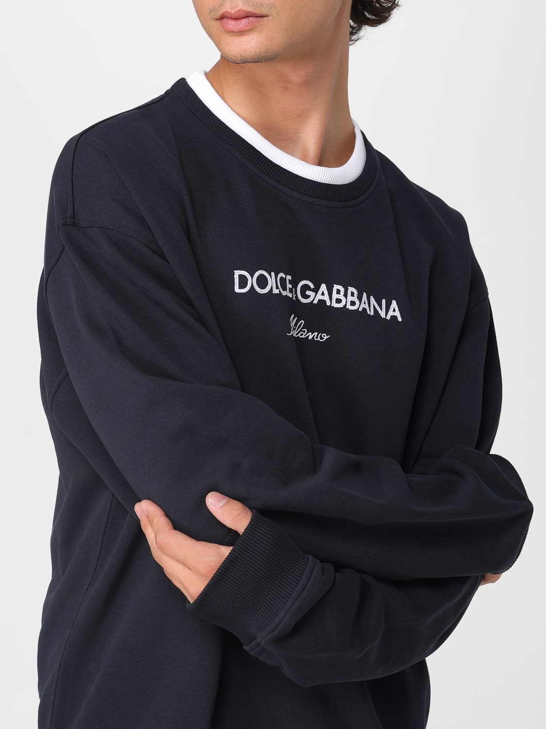 DOLCE & GABBANA SWEATSHIRT: Sweatshirt men Dolce & Gabbana, Blue - Img 5