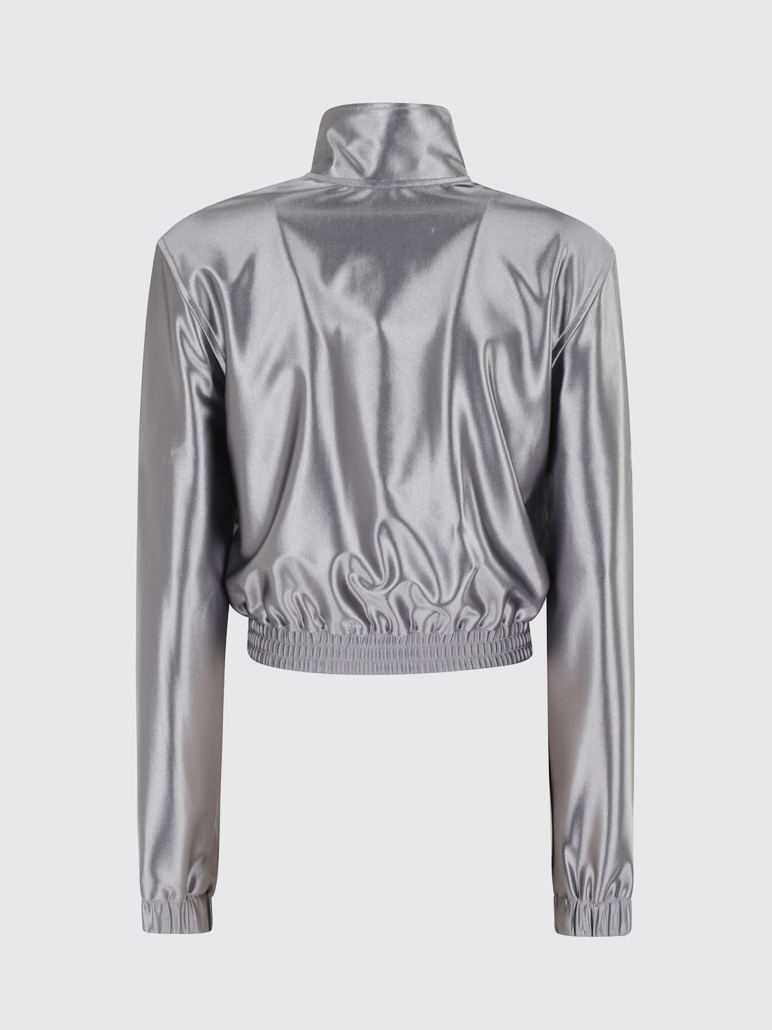 T BY ALEXANDER WANG GIACCA: Giacca di poliestere laminata T by Alexander Wang, Argento - Img 2