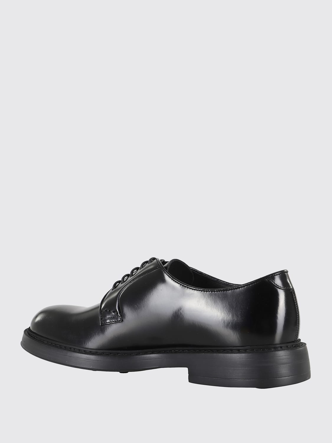 DOUCAL'S SCARPE STRINGATE: Derby Doucal's in pelle spazzolata , Nero - Img 3