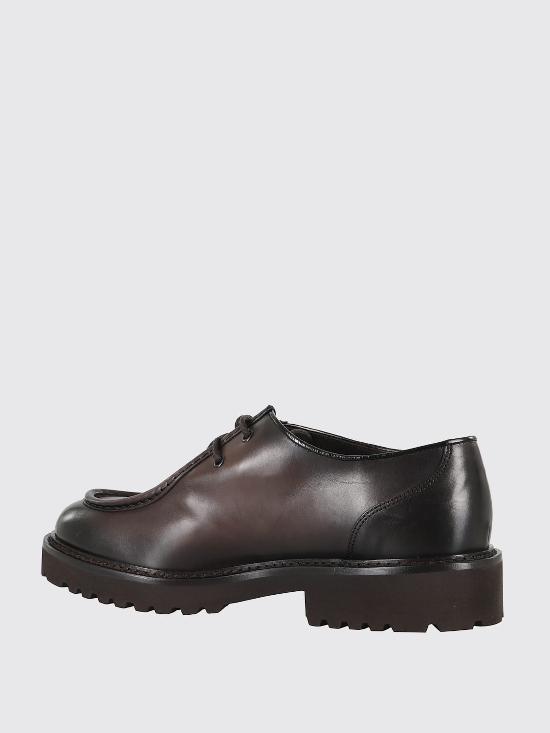 DOUCAL'S 系带鞋: 鞋 男士 Doucal's, 暗色 - Img 3