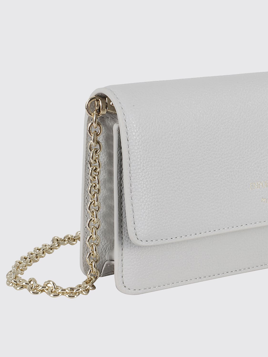 EMPORIO ARMANI MINITASCHE: Schultertasche damen Emporio Armani, Grau - Img 3