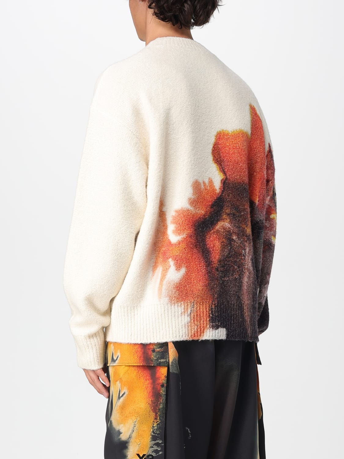 Y-3 PULLOVER: Pullover herren Y-3, Weiß - Img 3