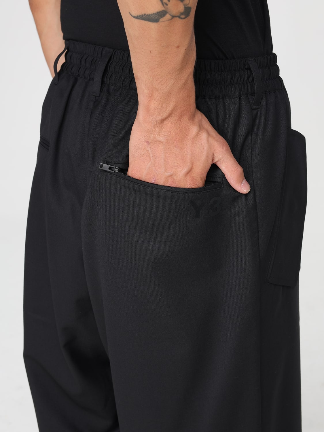 Y-3 PANTS: Pants men Y-3, Black - Img 5