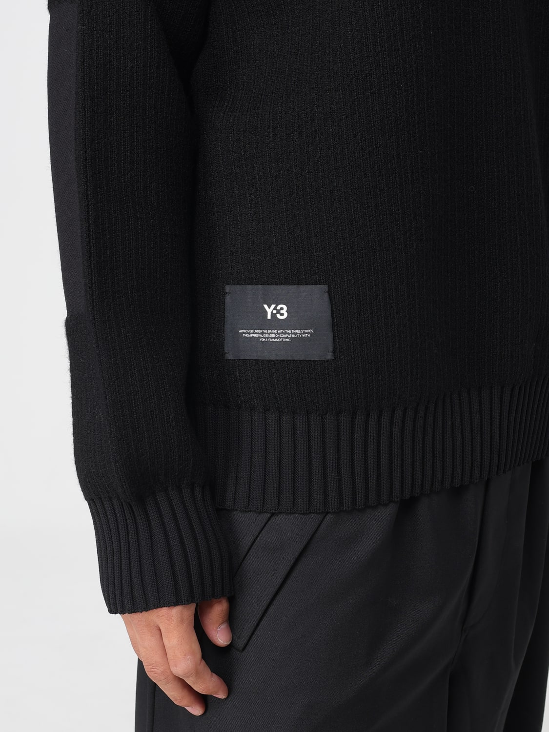 Y-3 JUMPER: Sweatshirt men Y-3, Black - Img 5